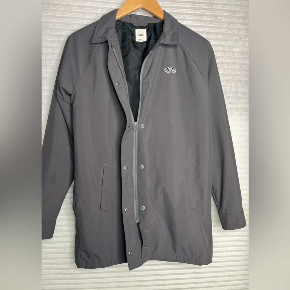 Vans Women XS Off The Wall Thanks Coach Long Sleeve Lined Button
Zipper Jacket - Picture 3 of 10